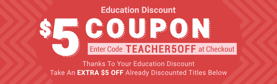 Education discount $5 coupon. Enter code teacher 5 off at checkout.