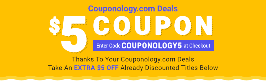 Couponology.com $5 coupon. Enter code couponology 5 at checkout.