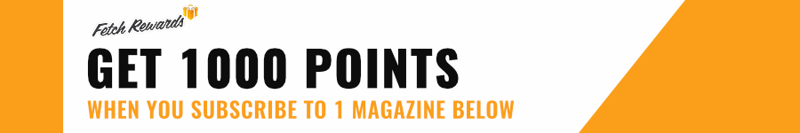 Get 1000 points when you subscribe to 1 magazine below
