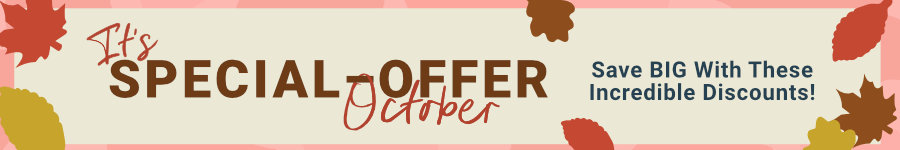 It's Special Offer October. Save BIG with These Incredible Discounts!