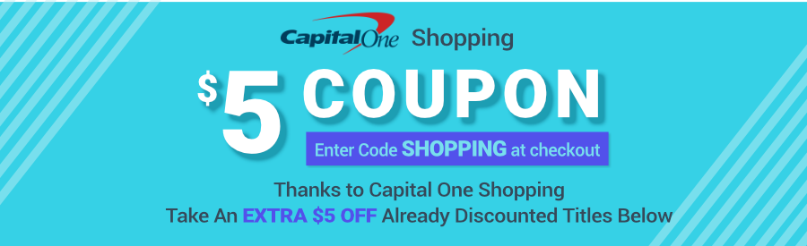 Enter Code SHOPPING at Checkout to Take an Extra Five Dollars Off Already Discounted Titles Below!
