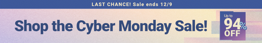 Shop the cyber monday sale!