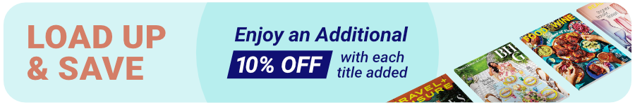 Load up on saving. 10% off with each title added