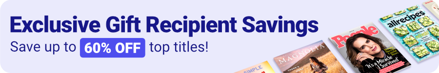 exclusive gift recipient savings