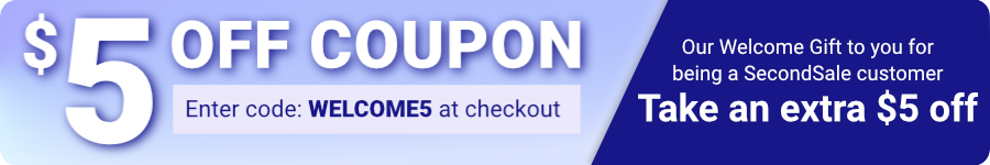 $5 off with coupon welcome5