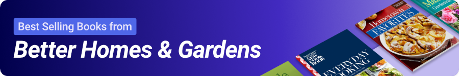 Best selling books from better homes and gardens
