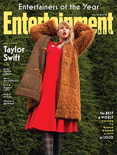 2020 Entertainers of the Year - Taylor Swift January 1, 2021 Cover