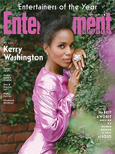 2020 Entertainers of the Year - Kerry Washington January 1, 2021 Cover