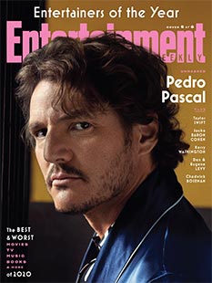 2020 Entertainers of the Year - Pedro Pascal January 1, 2021 Cover