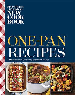 Latest Better Homes & Gardens New Cookbook One-Pan Recipes