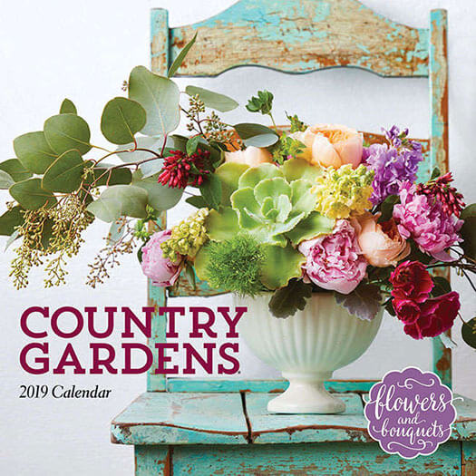 Cover of Country Gardens 2019 Calendar