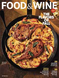 Latest issue of Food and Wine 