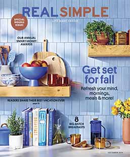 Latest issue of Real Simple Magazine