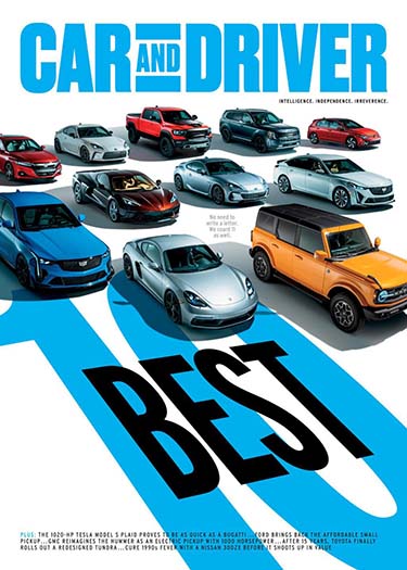 Latest issue of Car and Driver