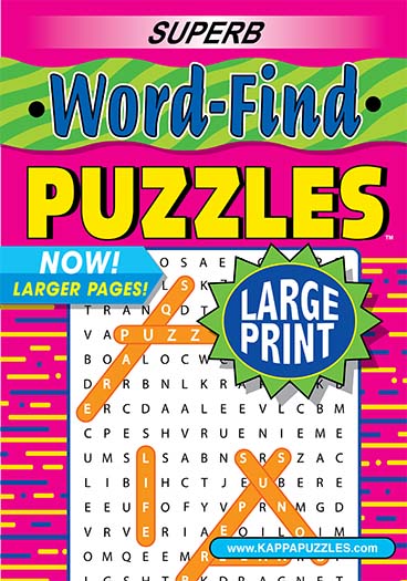 Superb Word Find Large Print Magazine Subscription