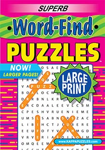 Latest issue of Superb Word-Find Large Print Magazine