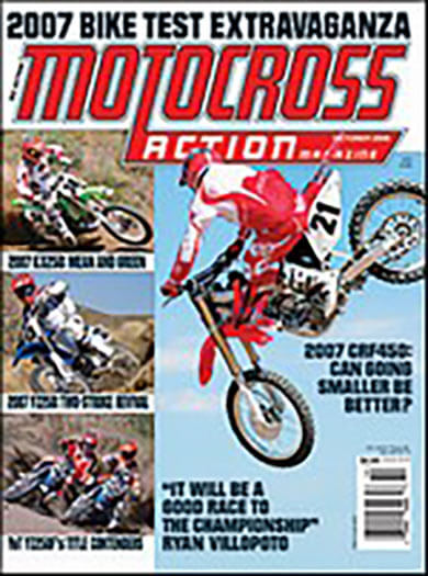 Latest issue of Motocross Action Magazine