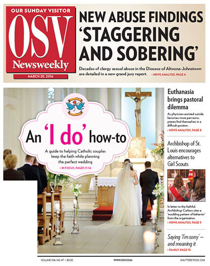 Latest issue of OSV Newsweekly