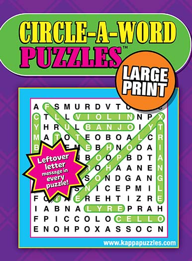 Latest issue of Circle a Word Large Print