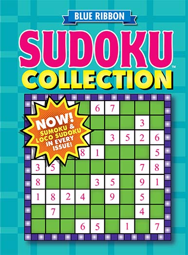 Blue Ribbon Sudoku Collection Magazine Subscription, 4 Issues, Puzzles & Crossword Magazines magazines.com