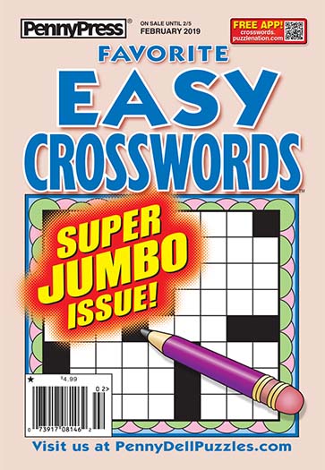 Favorite Easy Crosswords Magazine Subscription