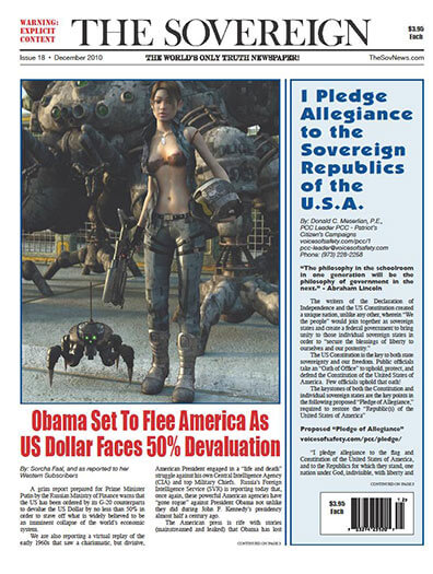 Latest issue of The Sovereign Magazine