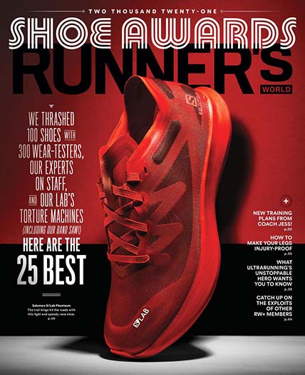 Latest issue of Runner's World