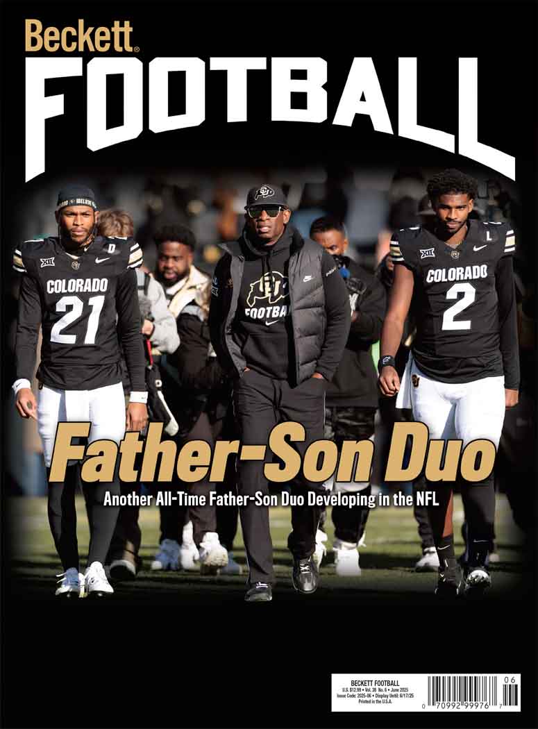 Beckett Football Magazine Subscription, 12 Issues, Sports Card Magazines magazines.com