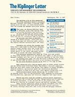 The Kiplinger Letter 2 of 5