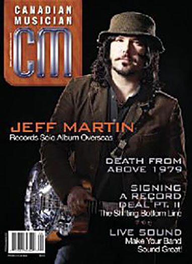 Canadian Musician Magazine Subscription