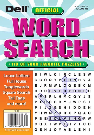 Dell Jumbo Large Print Word Search Magazine Subscription, 6 Issues, Puzzles & Crossword Magazines magazines.com