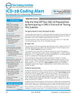 ICD-10 Coding Alert 1 of 5