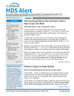 MDS Alert 1 of 5