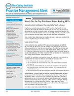 Practice Management Alert 1 of 5