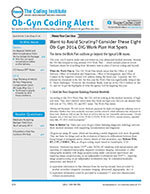 Ob-Gyn Coding Alert 1 of 5