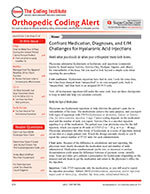 Orthopedic Coding Alert 1 of 5