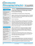 Otolaryngology Coding Alert 1 of 5