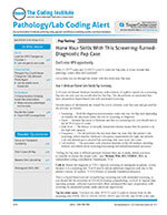 Pathology/Lab Coding Alert 1 of 5