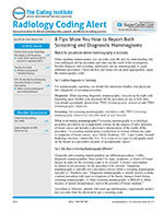 Radiology Coding Alert 1 of 5