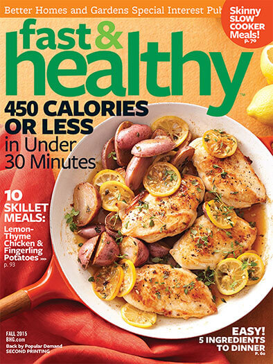 Cover of Fast & Healthy Fall 2015 digital PDF