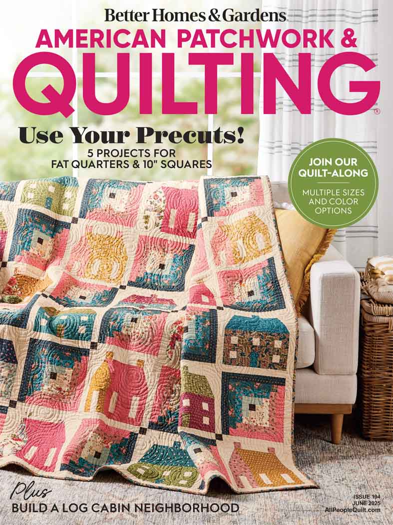 Cover of American Patchwork & Quilting June 2025