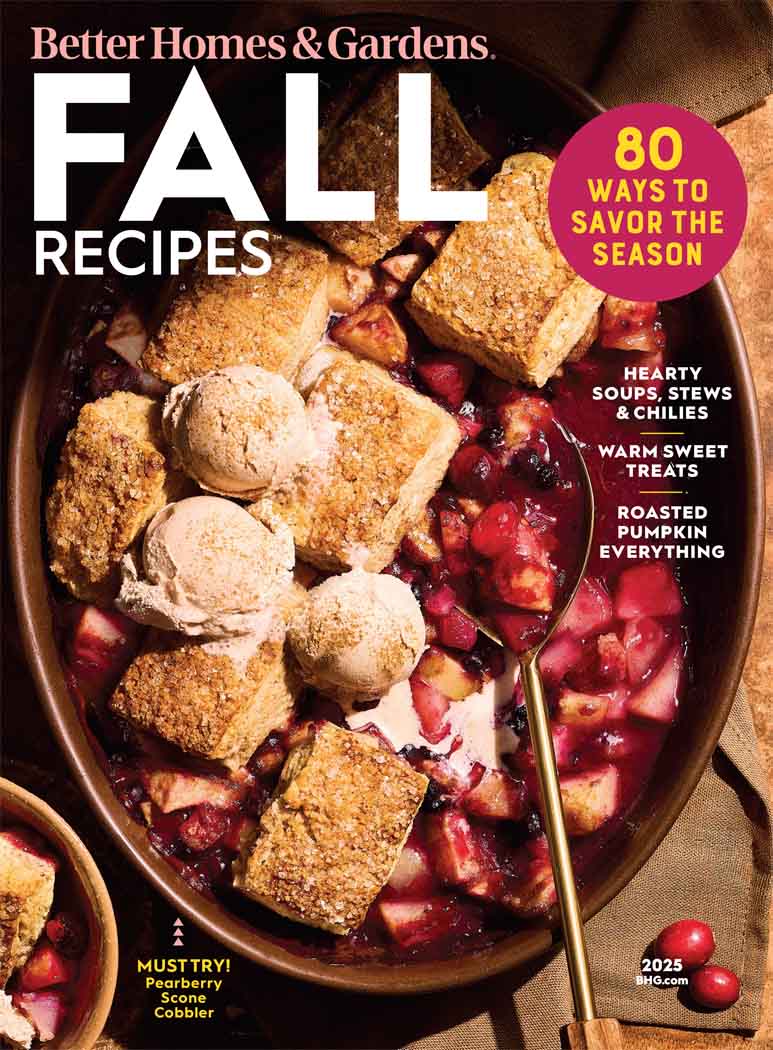 Cover of BHG Fall Recipes 2025