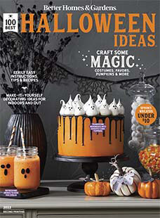 Latest issue of Better Homes and Gardens: 100 Best Halloween Ideas 2022