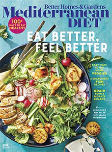 Latest issue of Better Homes & Gardens: Mediterranean Diet 2023