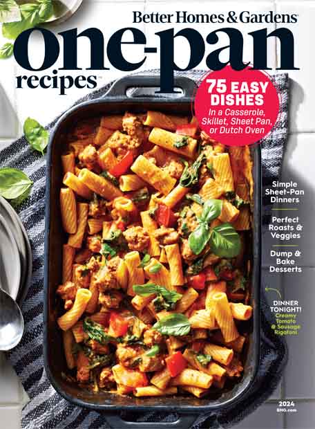 Cover of Better Homes & Gardens: One Pan Recipes 2024