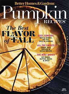Latest issue of Better Homes & Gardens: Pumpkin Recipes 2024