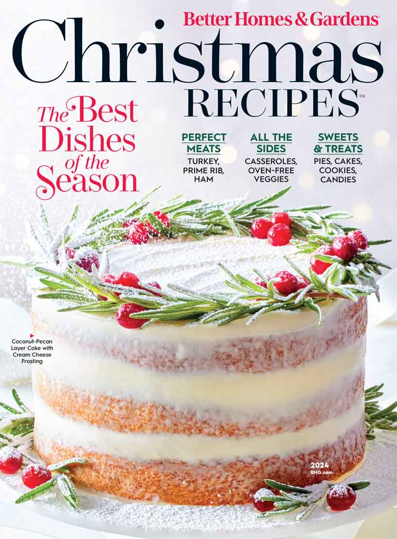 Better Homes and Gardens Christmas Recipes 2024