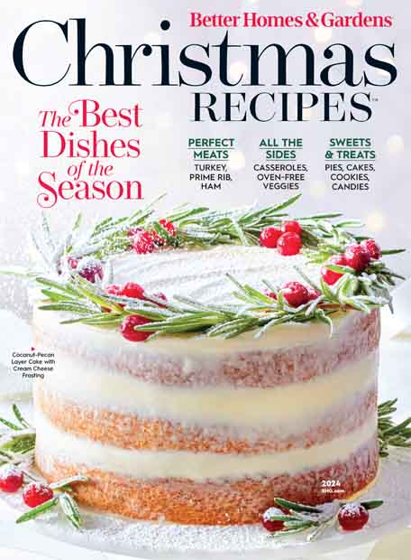 Cover of Better Homes and Gardens: Christmas Recipes 2024