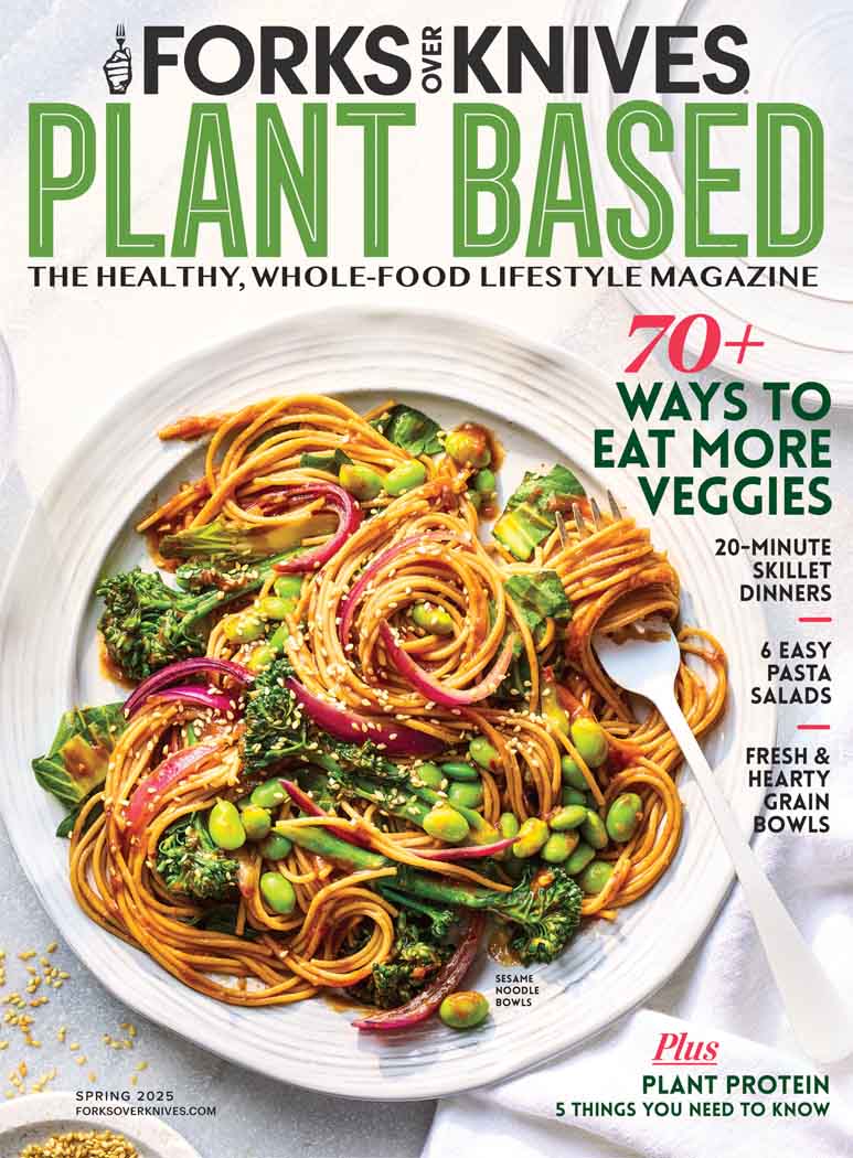 Cover of Forks Over Knives Spring 2025