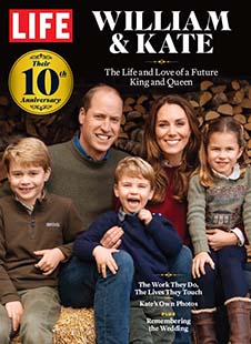 Cover of LIFE Prince William & Princess Kate 10 Years Later